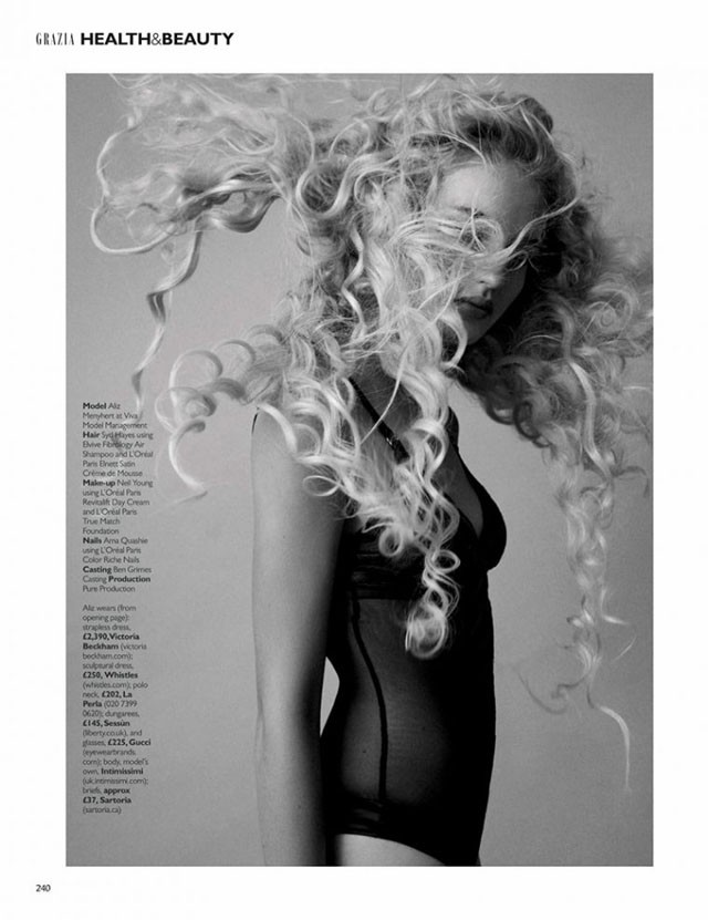 Menyhért Aliz, Grazia magazin