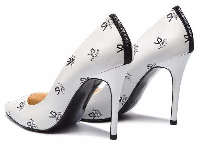 Monogramos bőrcipő VERSACE JEANS-ecipo.hu 56320 Ft