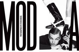 Axente Vanessa elbűvölő mosolya az olasz Vogue-ban