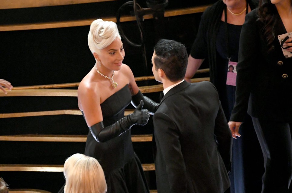 Lady Gaga és Rami Malek