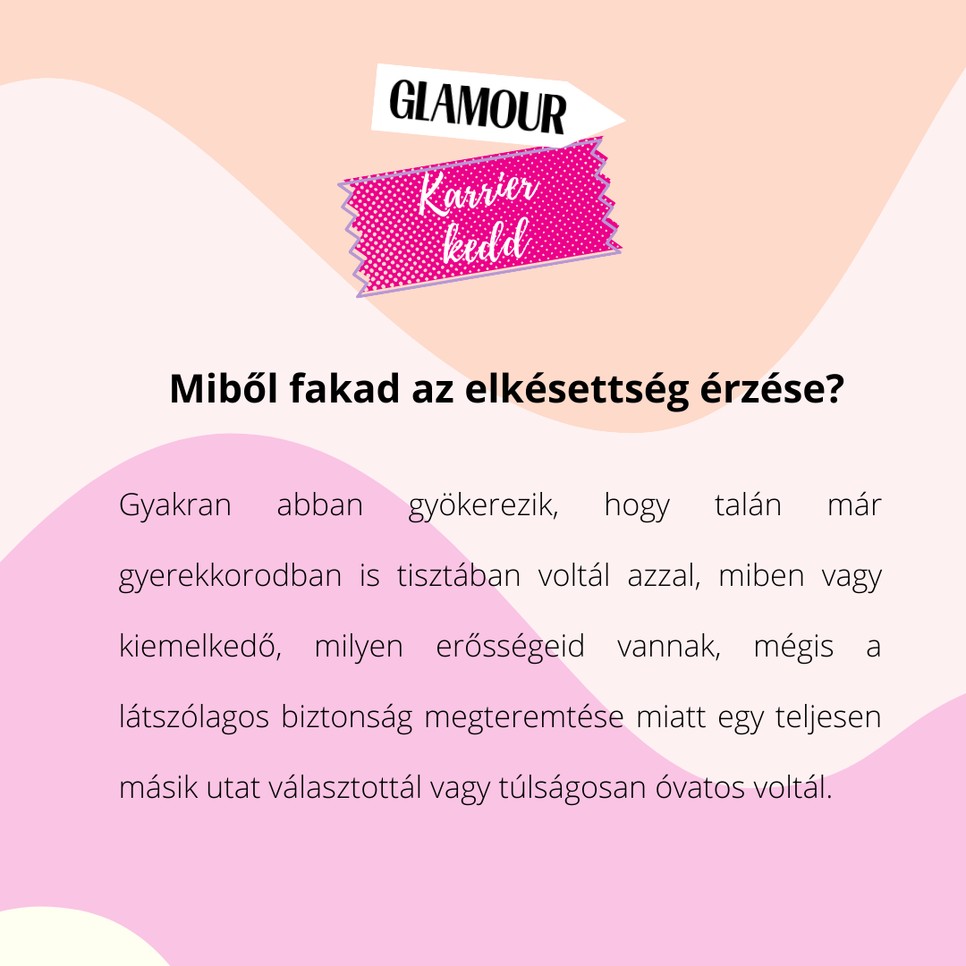 Az elkésettség érzése teljesen természetes, viszont vannak eszközök, hogy kezeld