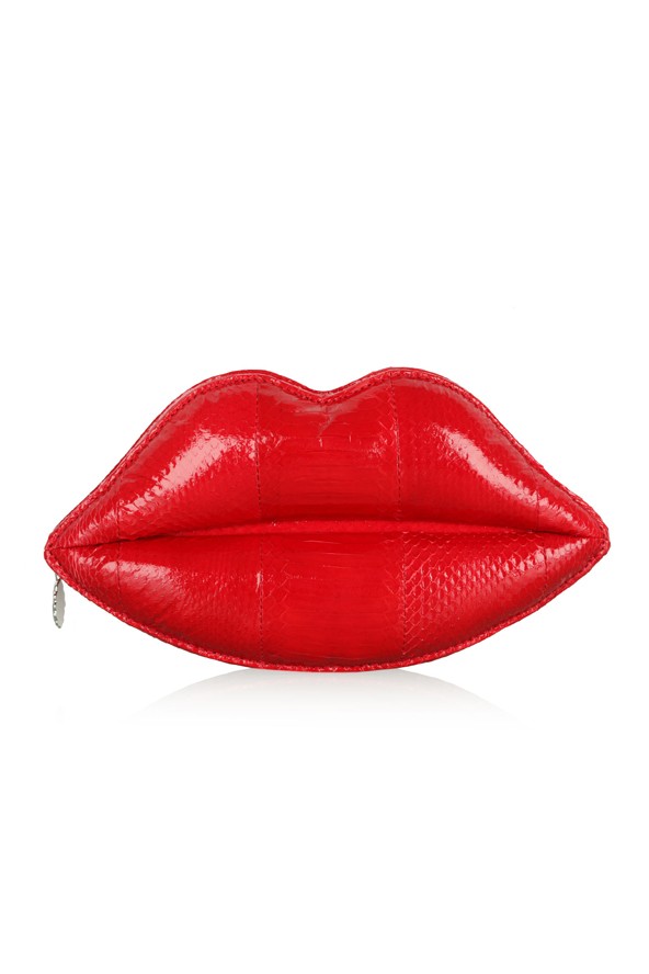 LULU GUINNESS LIPS CLUTCH
