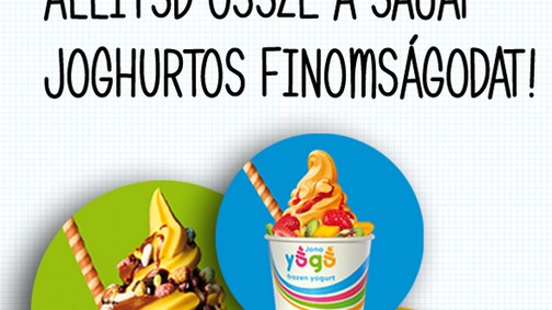 Állítsd össze a saját joghurtos finomságodat!