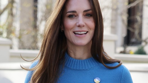 Katalin hercegné kék felsőben fejezte ki Ukrajnával való szolidaritását