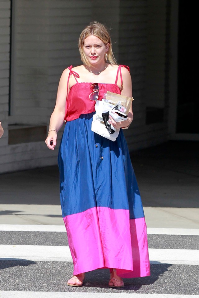 Hilary Duff kismama ruha