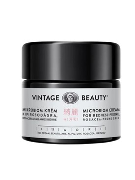 KIREI Mikrobiom krém kipirosodásra, rosaceára hajlamos bőrre VINTAGE BEAUTY 29 000 Ft/50 ml (580 Ft/1 ml)