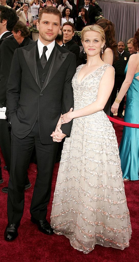Ryan Phillippe és az akkori felesége, az álomszép Dior ruhát viselő Reese Witherspoon 2006-ban. 
