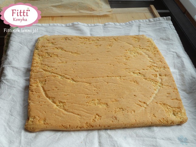 Piskótatekercs - Diétás recept lépésről lépésre