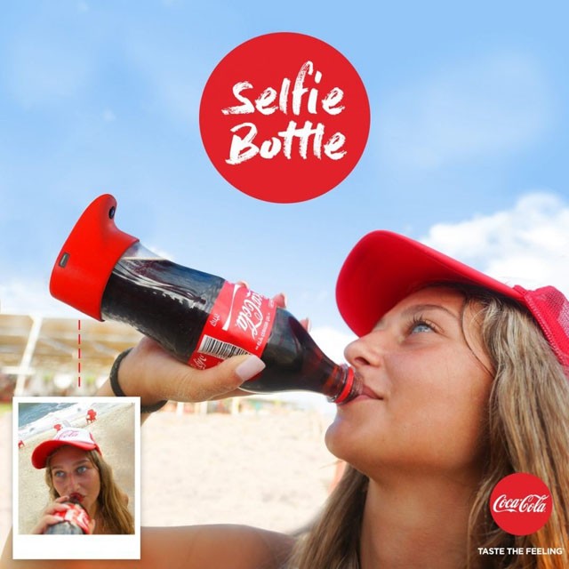 coca cola, coca-cola, szelfi, szelfizés, szelfibot, szelfipalack, marketing