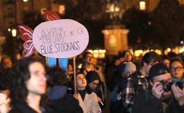 A demonstráció egyik célja az isztambuli egyezmény ratifikálásának elérése volt.