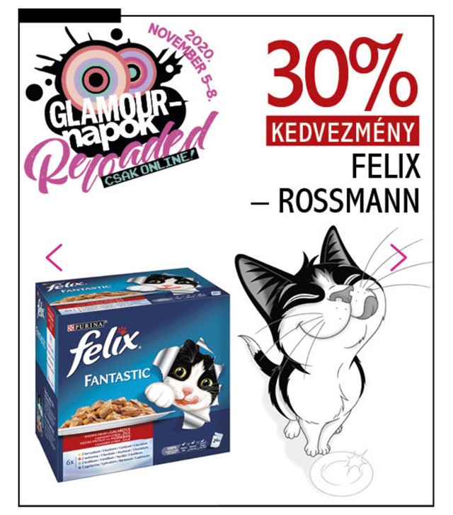 A négylábú kedvencek is nagyon hálásak lesznek a GLAMOUR-napok Reloaded kedvezményekért