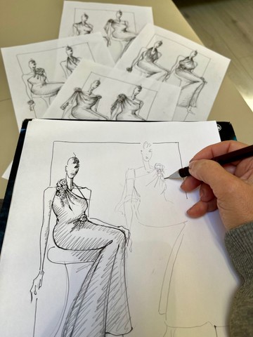 Halász Éva aprólékos munkával tervezte meg a lányok ruháit