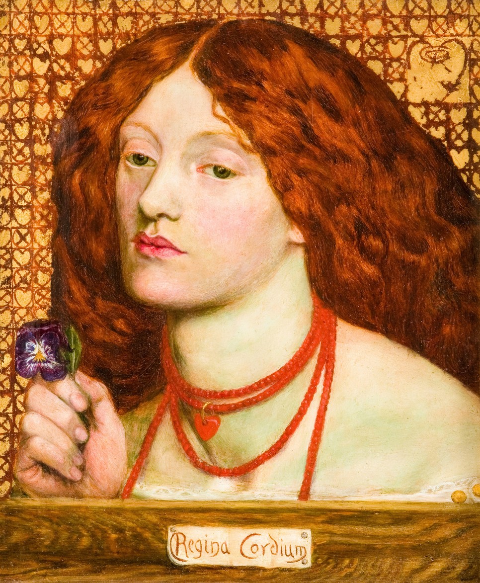 Dante Gabriel Rossetti: Regina Cordium (1860) - a modell itt is Elizabeth Siddal volt