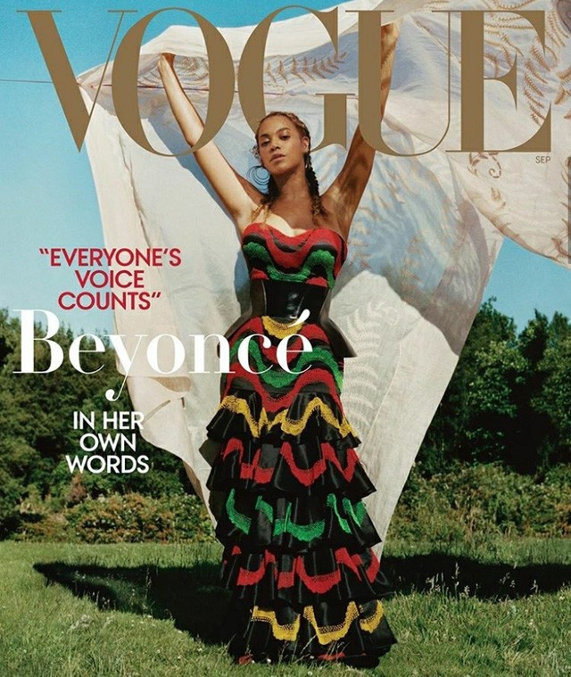 Beyoncé a Vogue magazinban