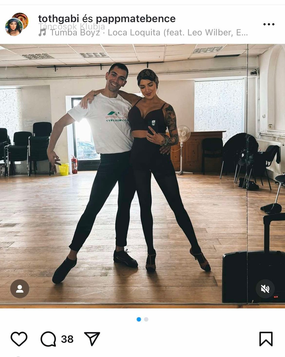 Tóth Gabi és párja már lázasan készülnek a megmérettetésre