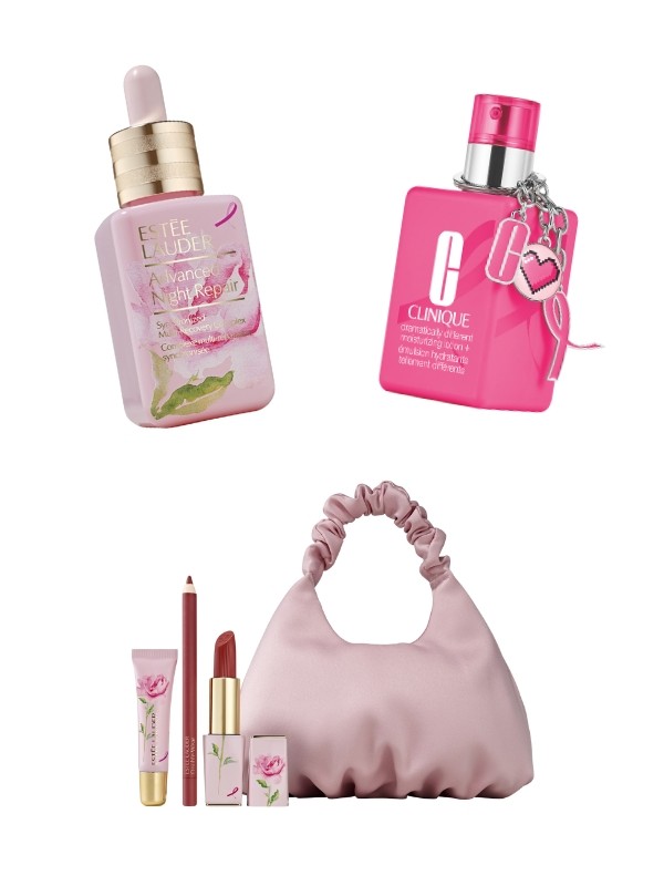 Az Estée Lauder vállalat és márkái közkedvelt termékeiket rózsaszínbe öltöztetik a kampányidőszak alkalmával, melyek bevétele a mellrák elleni küzdelmet támogatják