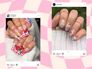 Elolvadunk: íme 2025 legédesebb körömtrendje, a piknik manikűr