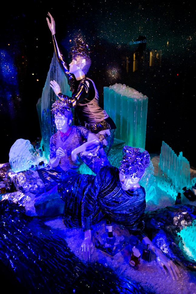 Kirakatban a karácsony