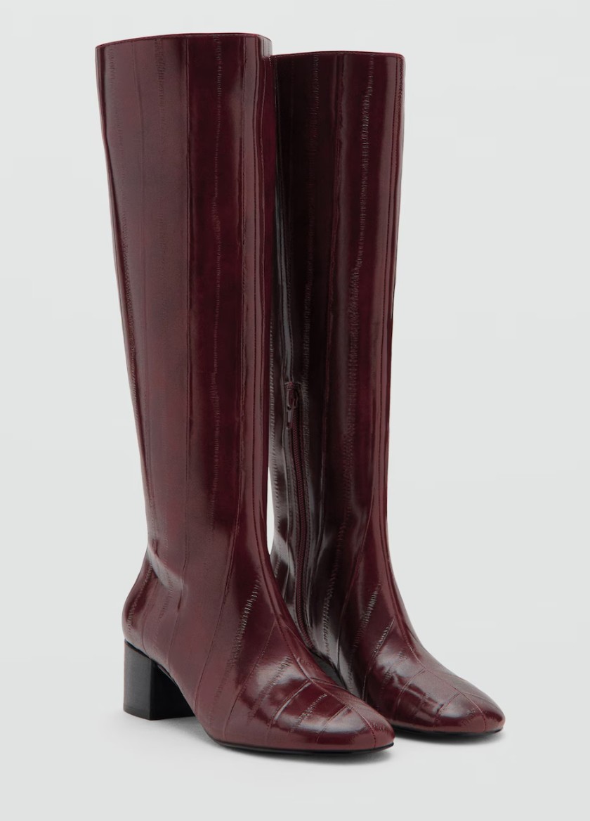 Bőrcsizma MANGO 39 995 Ft 