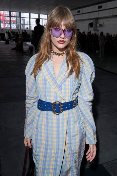 Victoria de Angelis az Andreas Kronthaler for Vivienne Westwood 2024-25 ősz-tél divatbemutatón