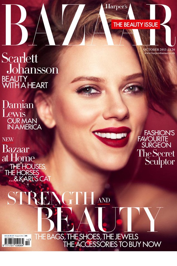 Scarlett Johansson, Harpers Bazaar