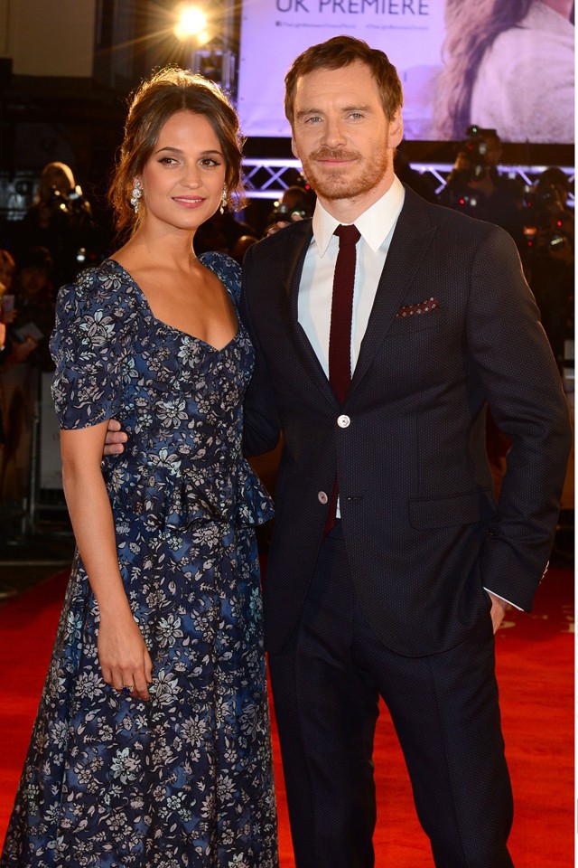 Alicia Vikander Michael Fassbender