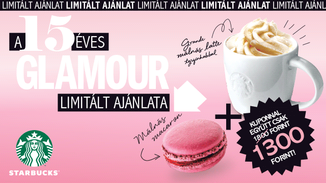 Hallottál erről a szuper akcióról? Glamour-menü a Starbucksban!