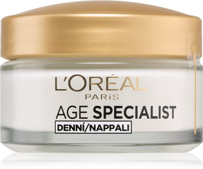 Age Specialist ránctalanító nappali arcápoló 65+ L'ORÉAL PARIS 2999 Ft/50 ml (59,98 Ft/1 ml) a Rosmann üzleteiben GLAMOUR kuponnal, online és a mobiltpplikáción keresztül 40% kedvezménnyel 1799,4 Ft 
