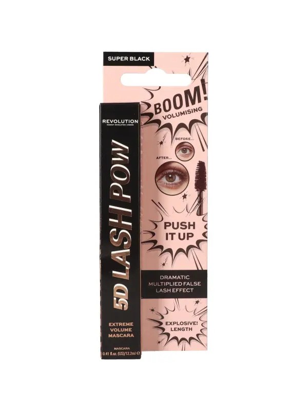 5D Lash Pow szempillaspirál (Super Black) REVOLUTION 4699 Ft a Rossmann üzletekben és online, GLAMOUR kuponnal, 30% kedvezménnyel 3289 Ft