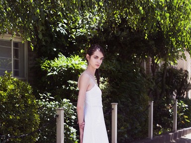 Rebeka ma castingra megy ebben a csinos ruhában