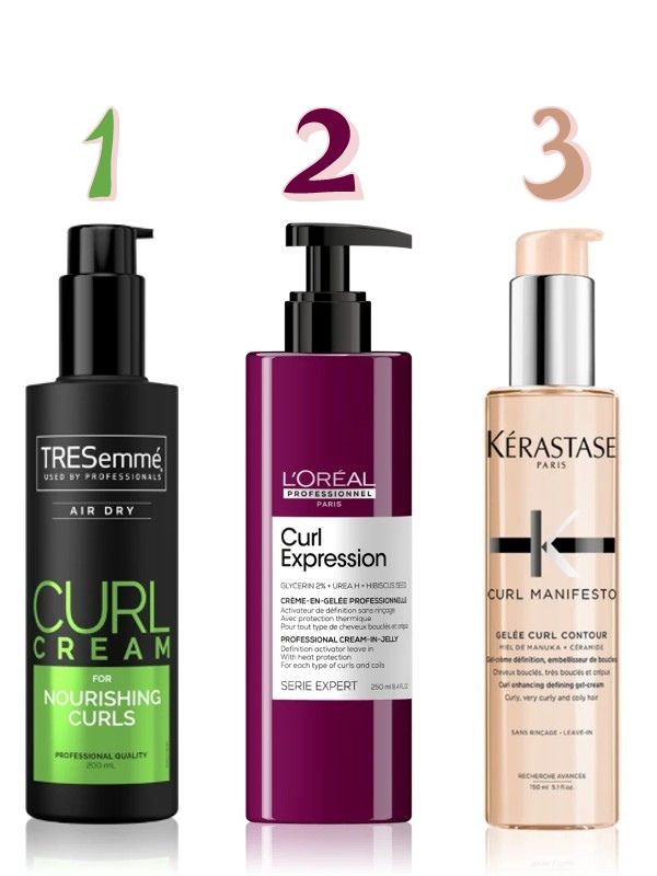 1. Hajformázó krém göndör hajra TRESEMMÉ 2299 Ft/200 ml (11,49 Ft/1 ml) 2. Curl Expression formázó krém L'ORÉAL PROFESSIONNEL 9390 Ft/250 ml (37,56 Ft/1 ml) 3. Curl Manifesto géles krém göndör és hullámos hajra KÉRASTASE 15 600 Ft/150 ml (104 Ft/1 ml)