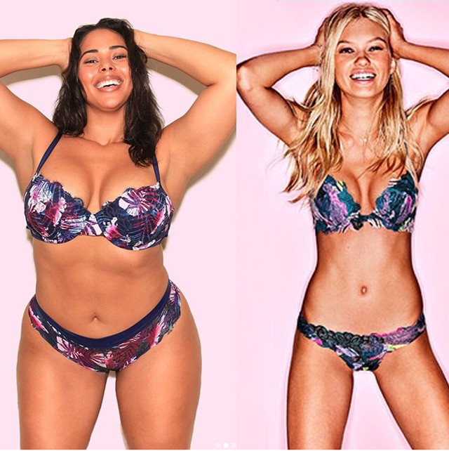 Ez a plus size modell reprodukálta a Victoria´s Secret katalógusát!