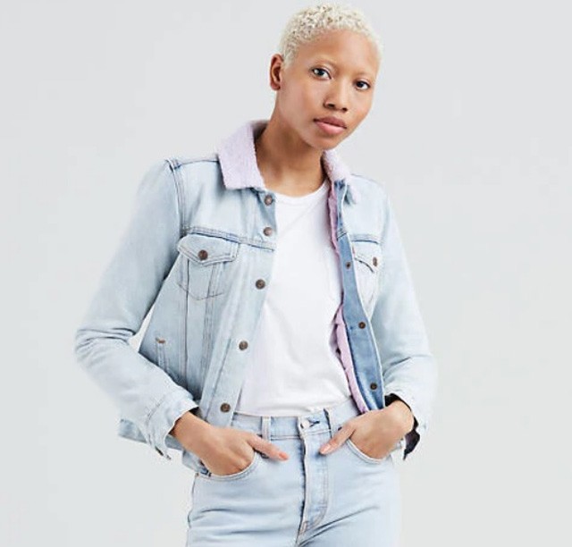 Farmerdzseki szőrös nyakrésszel - Levi`s