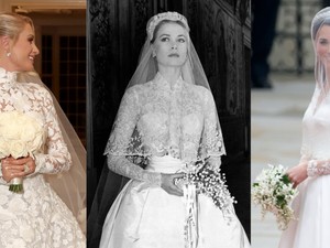 Gyönyörködj a divattörténelem legszebb csipke menyasszonyi ruháiban, a trend ugyanis visszatért!