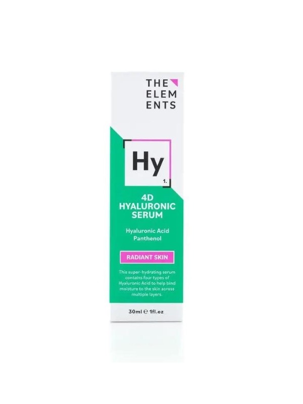Radiant Skin 4D hialuronsav szérum THE ELEMENTS 6299 Ft/30 ml a Rossmann üzleteiben és online, GLAMOUR kuponnal, 25% kedvezménnyel 4724 Ft