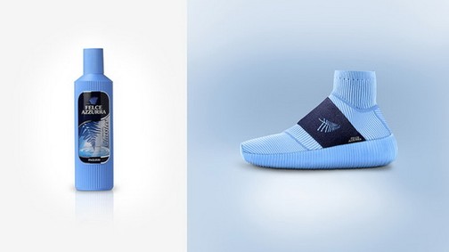 Cipőpaszta és műfogsorragasztó-inspirálta cipők az olasz művész munkájában