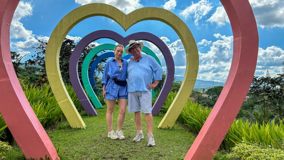 Cserpes Laura és édesapja