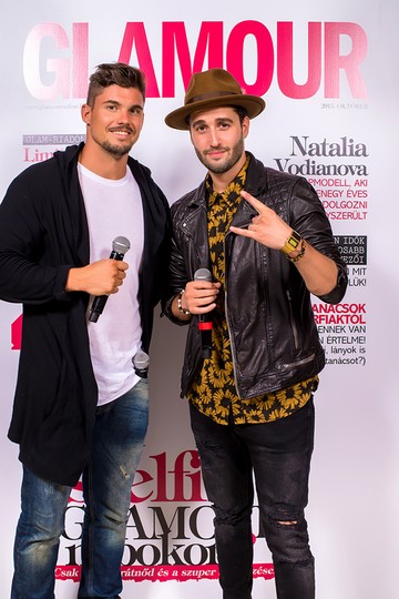 Király Viktor a GLAMOUR és az ARÉNA Pláza közös Stylistversenyén