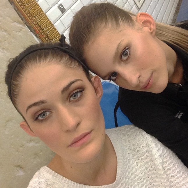 Monika és Luca - Georges Chakra backstage