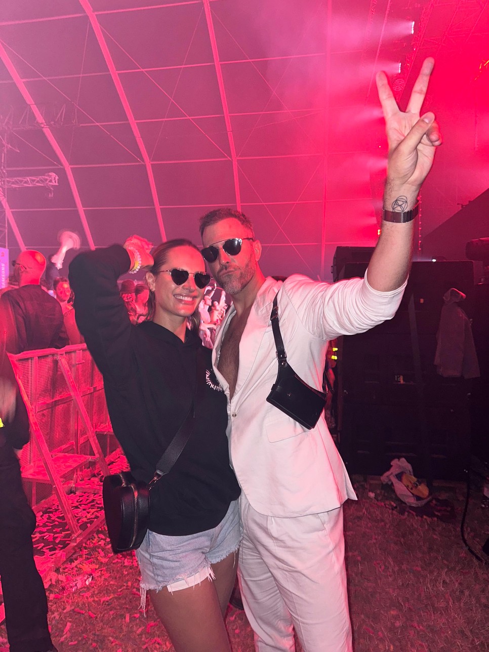 Molnár Nini és Merő Péter a Sziget Fesztiválon