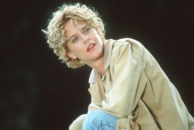 Meg Ryan 1998-ban, az Angyalok városa forgatásán