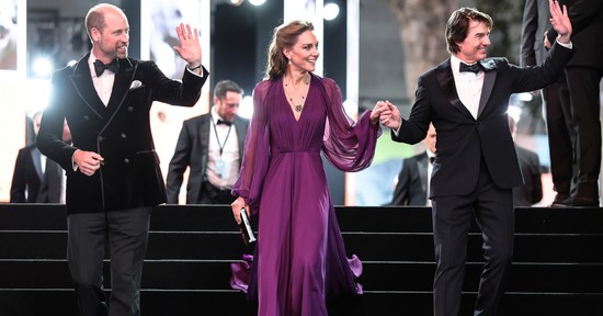 Tom Cruise ezt a két szót mondta Vilmos hercegnek, amikor találkoztak a vörös szőnyegen