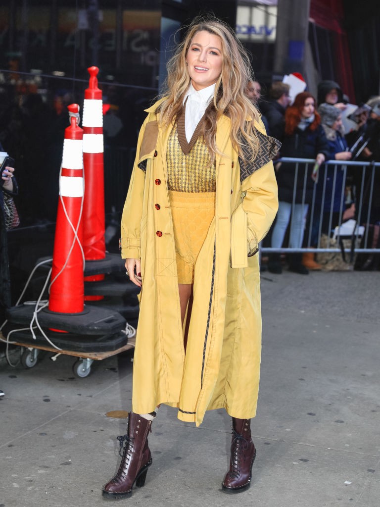 Blake Lively, a Good Morning America szereplése előtt, 2020