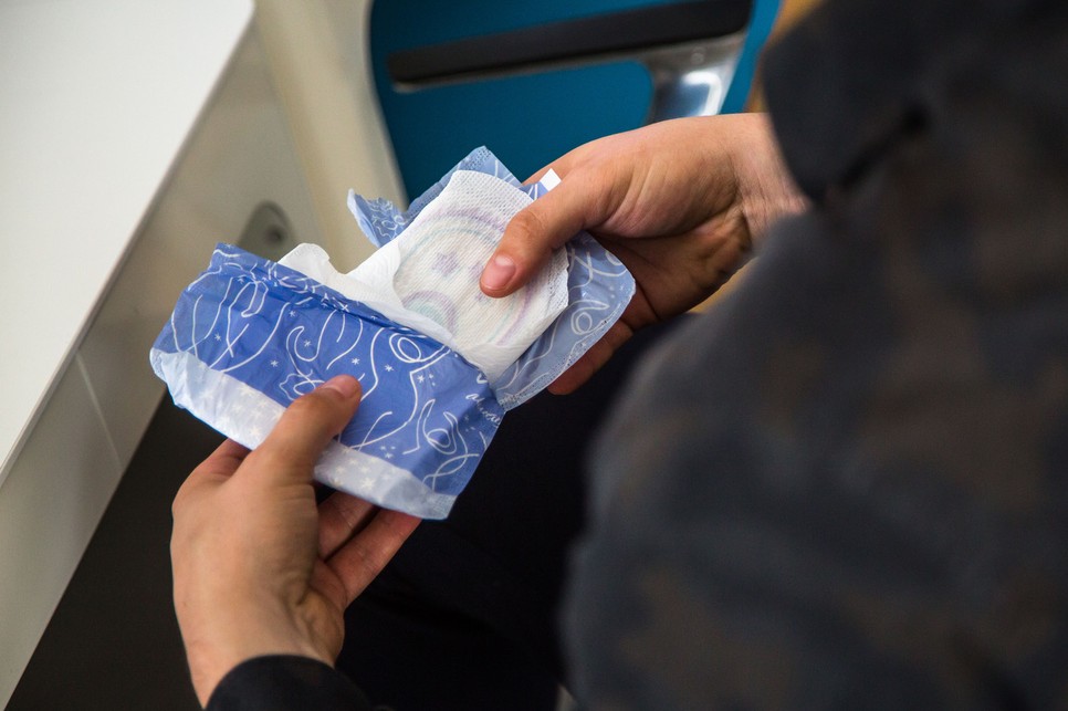 P&G menstruacio higieniai termekek