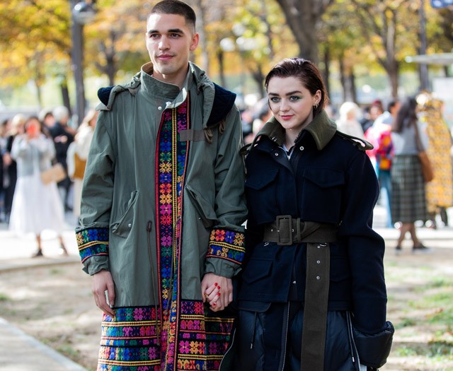 Maisie Williams és Reuben Selby