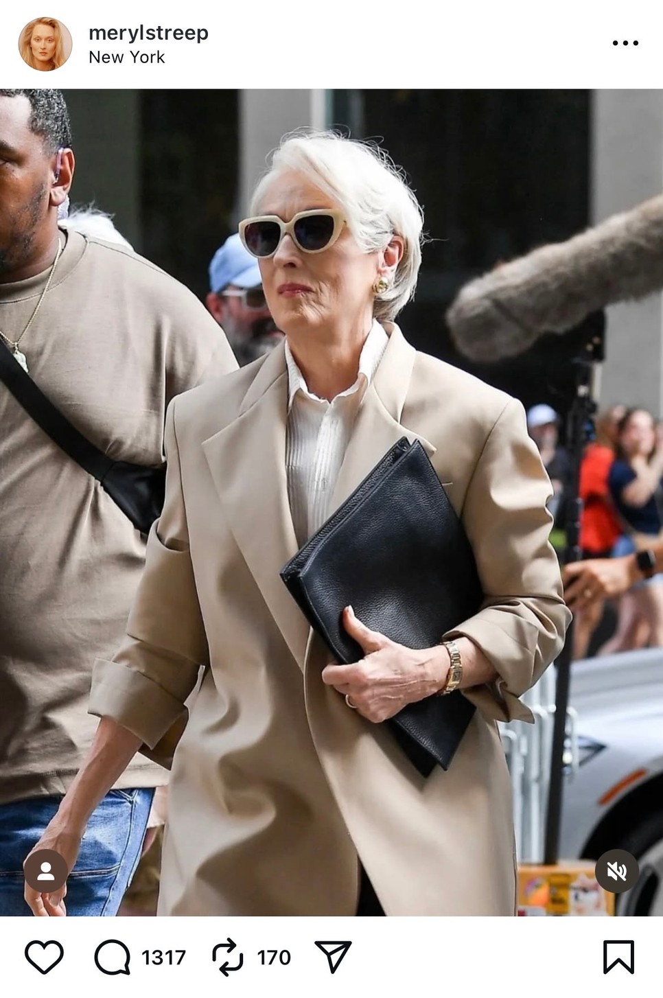 Meryl Streep magabiztos megjelenése elég ahhoz, hogy te is ki akard próbálni ezt a frizurát