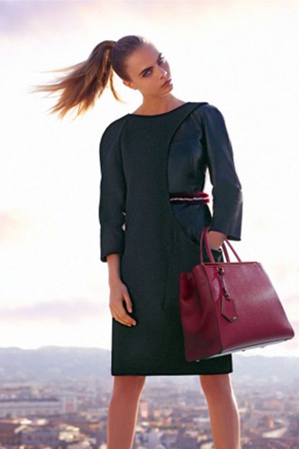 Cara Delevingne Rómában FENDI-ben