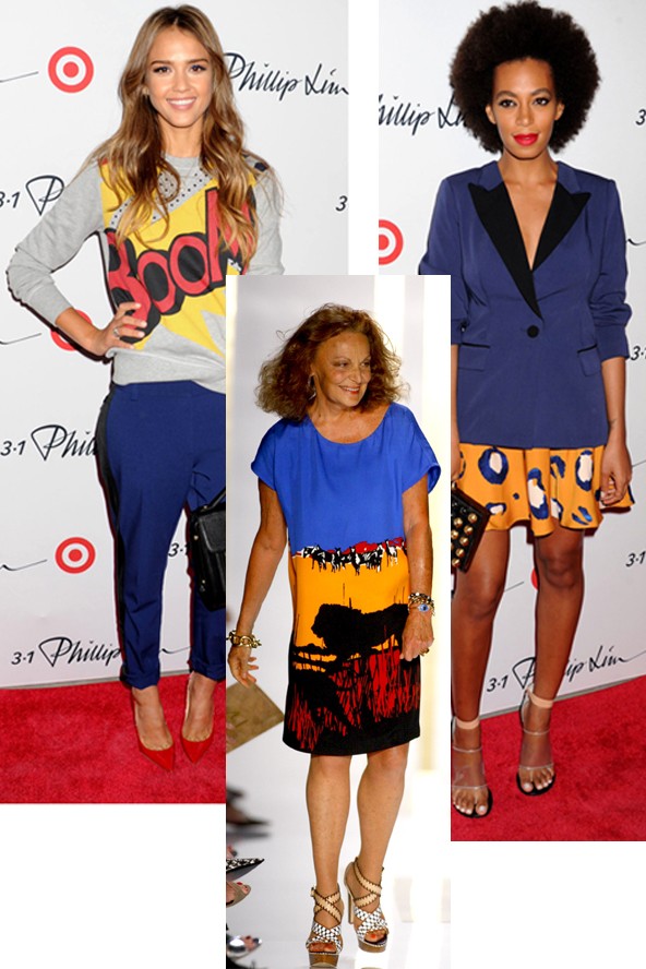 Jessica Alba, Solange Knowles, Diane von Fürstenberg