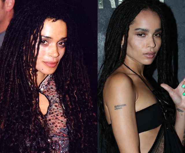 Lisa Bonet és lánya Zoe Kravitz 2019-ben
