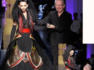 Conchita Wurst Jean Paul Gaultier sztármodellje